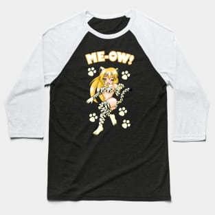 Me-Ow Catgirl Baseball T-Shirt